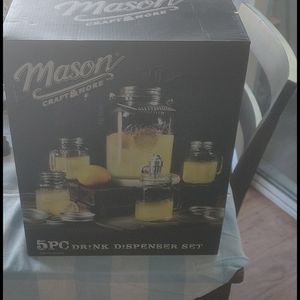 5 pcs drink dispenser set